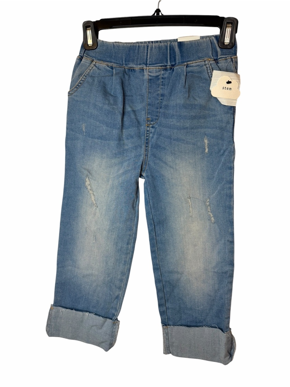 Stem Girls Blue Washed Denim Jeans